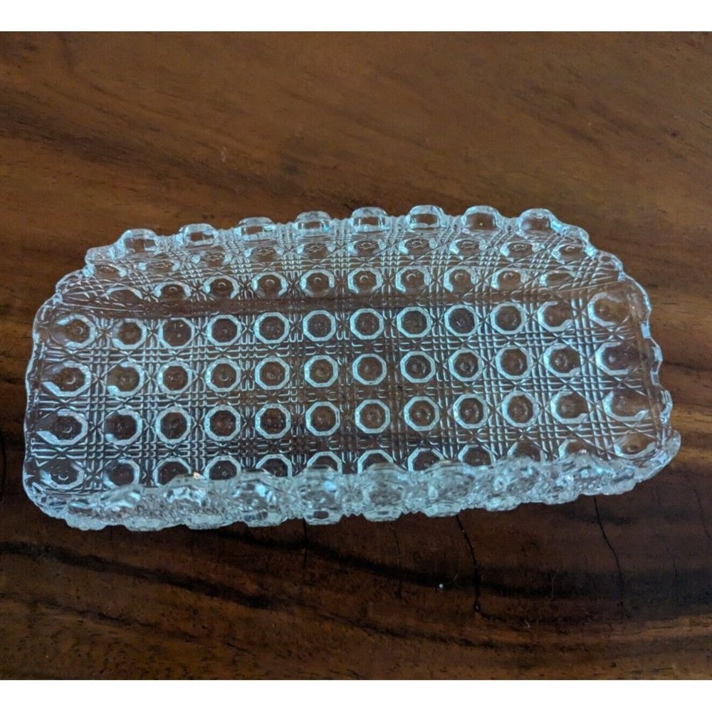 EAPG US GLASS CO. No 9525; Cane Celery Tray 1910 Rare